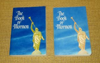 Book Of Mormon | Blue Angel Moroni Cover 1961/1973 Lds Scripture
