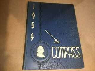 The Compass 1954 George Washington High School Yearbook - Alexandria,  Virginia