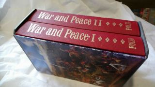 War And Peace Leo Tolstoy 02 Volumes Folio Society