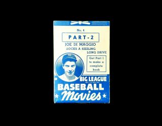1938 Goudey 4 Joe Dimaggio Exmt Big League Baseball Movies Part 2