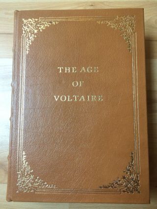 Easton Press The Age Of Voltaire Story Of Civilization Vol Ix Will Ariel Durant