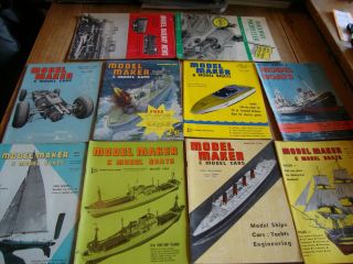 Model Maker & Model Cars / Model Railway News / Railway Modeller Magazines 1960s