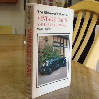 Observers Book Of Vintage Cars 1982;