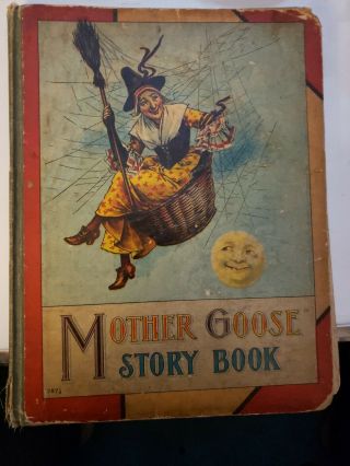 Antique Book Gems From Mother Goose Mcloughlin Bros Chromolithographs 1890 
