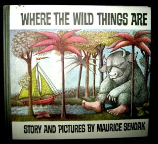 Maurice Sendak 1963 " Where The Wild Things Are " First Edition Hb Book