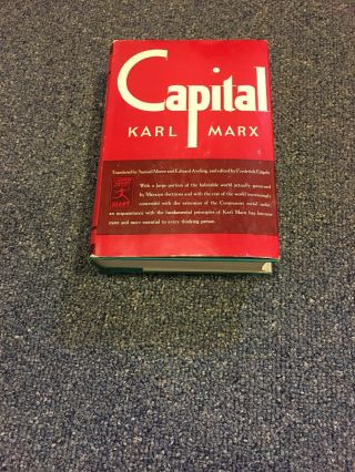 CAPITAL: A Critique of Political Economy by Karl Marx 1906,  Modern Library 2
