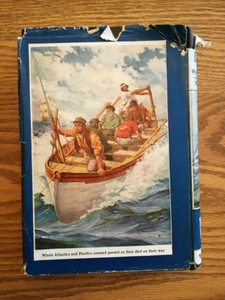 MOBY DICK,  Melville,  Illus by ANTON OTTO FISCHER,  1931,  John C.  Winston,  HCDJ 3