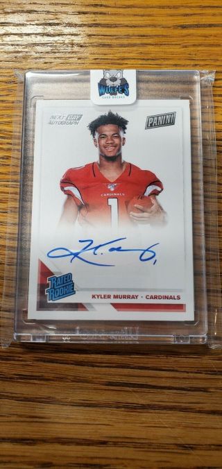 Kyler Murray 2019 Panini National Case Breaker Exclusive Rc Next Day Auto Ssp 
