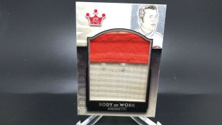 2013 Sportkings F Body Of Work Mario Andretti Prime Jumbo Suit Patch 1/1 Sketch