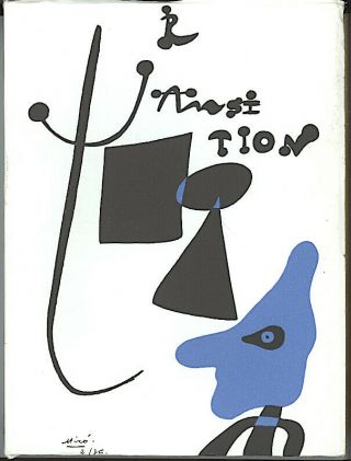 Fall 1936 Little Mag Transition Quarterly Miro Cver Dada Kafka Paul Klee Matisse