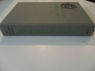IN THE SHADOW Of MAN JANE GOODALL 1ST EDITION 1ST PRINTING HBDJ 1971 3