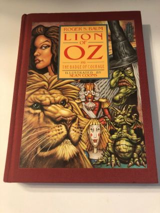 Lion Of Oz Signed Roger S Baum Prequel To The Wizard Of Oz First Edition 1995