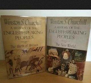 Winston Churchill History English Speaking Peoples Vols 1st 2 First Editions