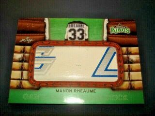 16 Leaf Lumber Kings Manon Rheaume Game Goalie Stick Patch 1/1 Tampa