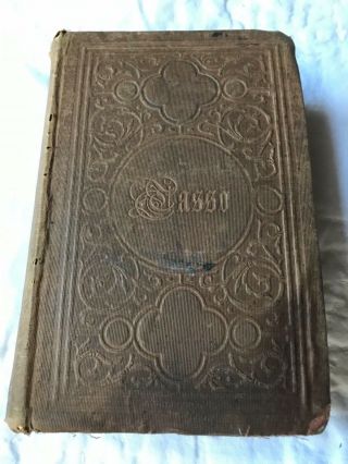 The Jerusalem Delivered Book By Torquato Tasso Hardcover Book Very Rare 1858