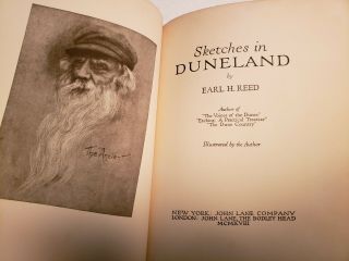 SKETCHES IN THE DUNELAND - Earl H.  Reed - 1918 1st Edition - Lake Michigan Dunes 2