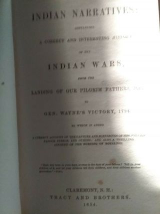 Indian Narratives: Containing A Correct And Interesting History Of Indian Wars