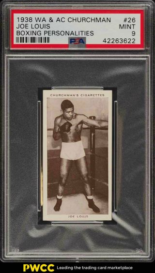 1938 Churchman Boxing Personalities Joe Louis 26 Psa 9 (pwcc)