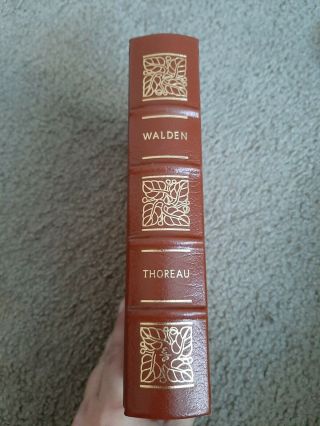 Walden By Henry David Thoreau - Easton Press Leather Bound