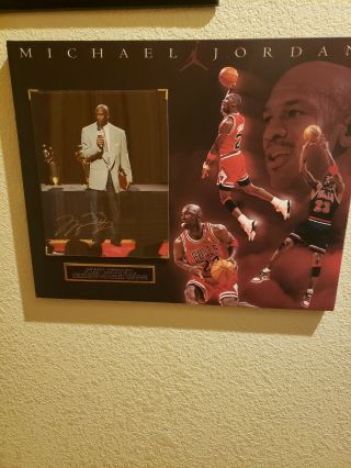 Michael Jordan Autograph Photo