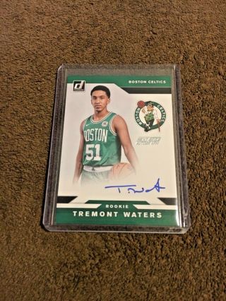 Tremont Waters 2019 - 20 Donruss Next Day Auto