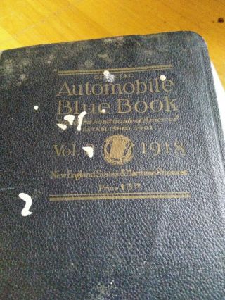 Official Automobile Blue Book Vol 1918 England Maritime Road Trip Maps Route