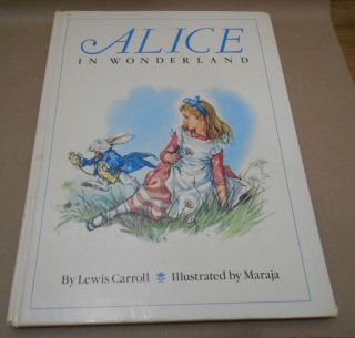 Alice In Wonderland Lewis Carroll Illus Maraja 1986 Grosset 1st Us Oversize Hc