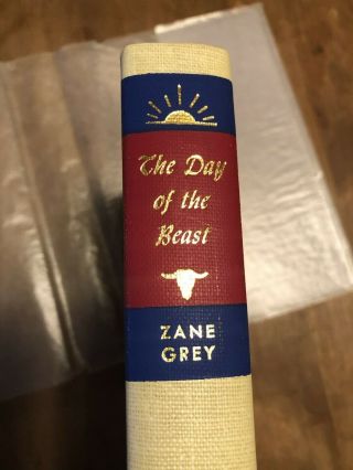 Zane Grey Wjb The Day Of The Beast,  Onion Skin Cover,  Walter J Black,