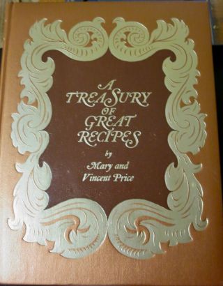 Va Treasury Of Great Recipes By Mary And Vincent Price