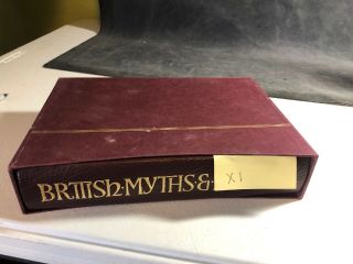 X - 1 British Myths And Legends - Richard Barber - ¼ Leather Folio Society 1998