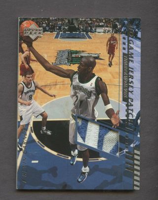 2000 Upper Deck Kevin Garnett 3 - Color Patch Minnesota Timberwolves
