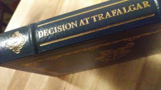 Decision At Trafalgar By Dudley Pope - Easton Press Leather Military History