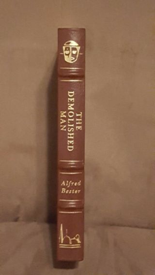 THE DEMOLISHED MAN BY ALFRED BESTER / 1986 EASTON PRESS LEATHER HB BOOK SCI - FI 3