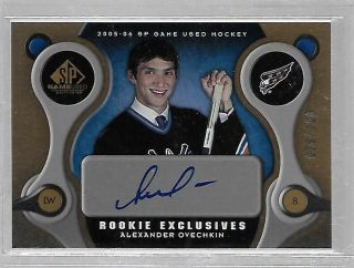 2005 - 06 Sp Game Alexander Ovechkin Rookie Exclusives Auto /100