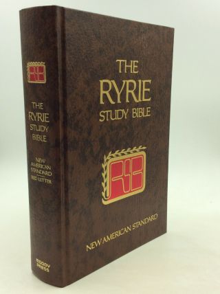 The Ryrie Study Bible By Charles Caldwell Ryrie - 1978 Nas Translation,  Index/map
