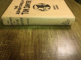 Vintage 3rd Printing Adventures of Tom Sawyer Samuel L.  Clemens Mark Twain Book 3