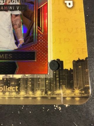 2017 Panini VIP Party Badge LeBron James Cleveland Cavaliers 1/1 1 Of 1 2