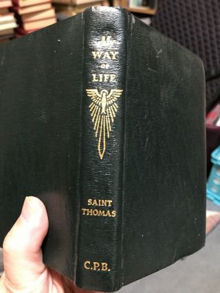 1952 Book My Way Of Life Pocket Edition Of St Thomas,  Summa Simplified,  Catholic