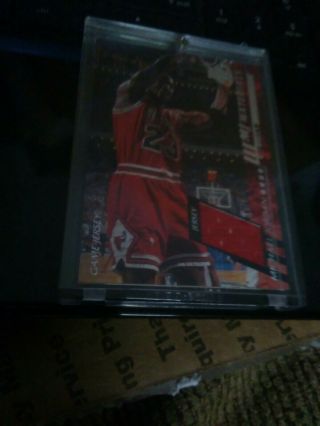 Michael Jordan Chicago Bulls 2000 Upper Deck Game Jersey Materials Card MJ2 2