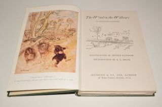 Kenneth Grahame The Wind In The Willows Hb 1952 Arthur Rackham Colour Plates