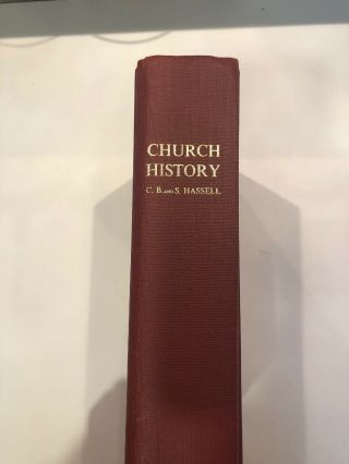 History Of The Church Of God From Creation To A.  D.  1885 Hassell 1983 Reprint Hb