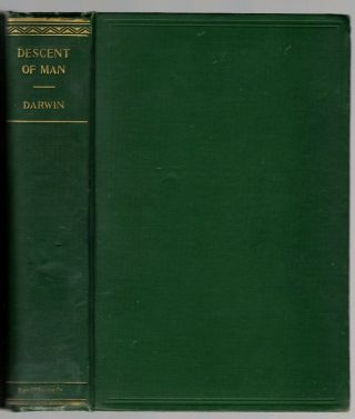 Darwin Descent Of Man 1899