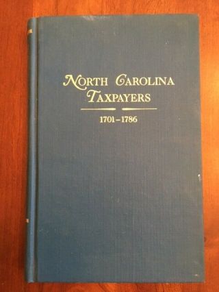 North Carolina Taxpayers 1701 - 1786,  Genealogy Family Ancestry Resource,  Southern