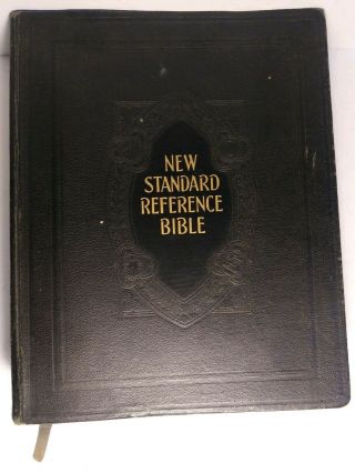 Standard Reference Bible 1936 Hertel Large Letter,  Words Of Christ In Red