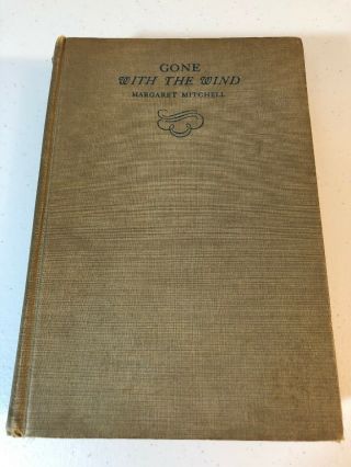 Gone With The Wind 1936 Margaret Mitchell Vintage Hardcover
