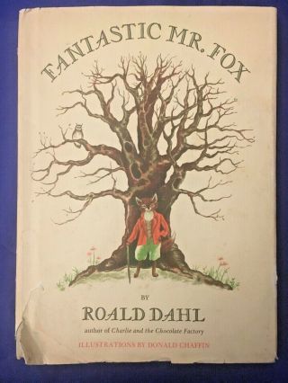 Roald Dahl Fantastic Mr.  Fox First American Edition With Hc/dj 1970