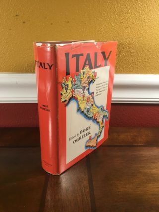 Vintage " Italy: A Guide To Rome,  The Vatican,  And Provinces " Color Illustrated