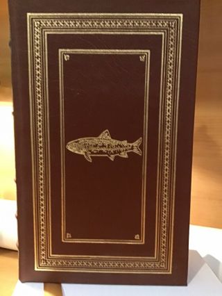 Easton Press Collector’s Edition Minor Tactics Of The Chalk Stream,  1996 Leather