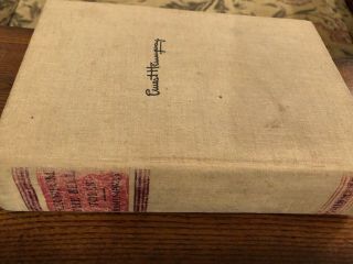 1940 For Whom The Bell Tolls By Ernest Hemingway 1st Edition Scribners 