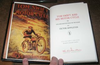 TOM SWIFT AND HIS MOTOR CYCLE Victor Appleton EASTON Press 3